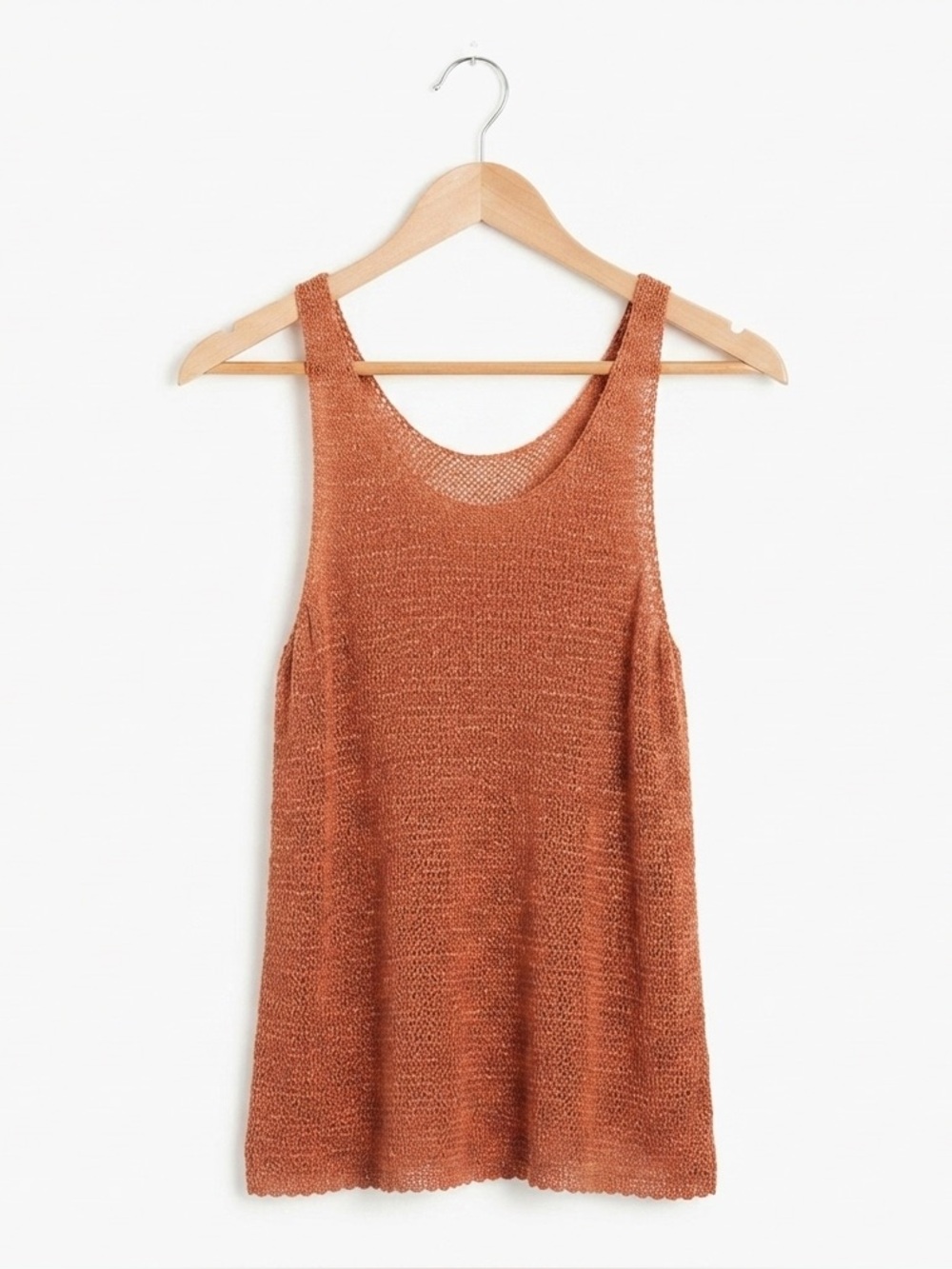 Babaton MEDIUM Knit Tank Rust